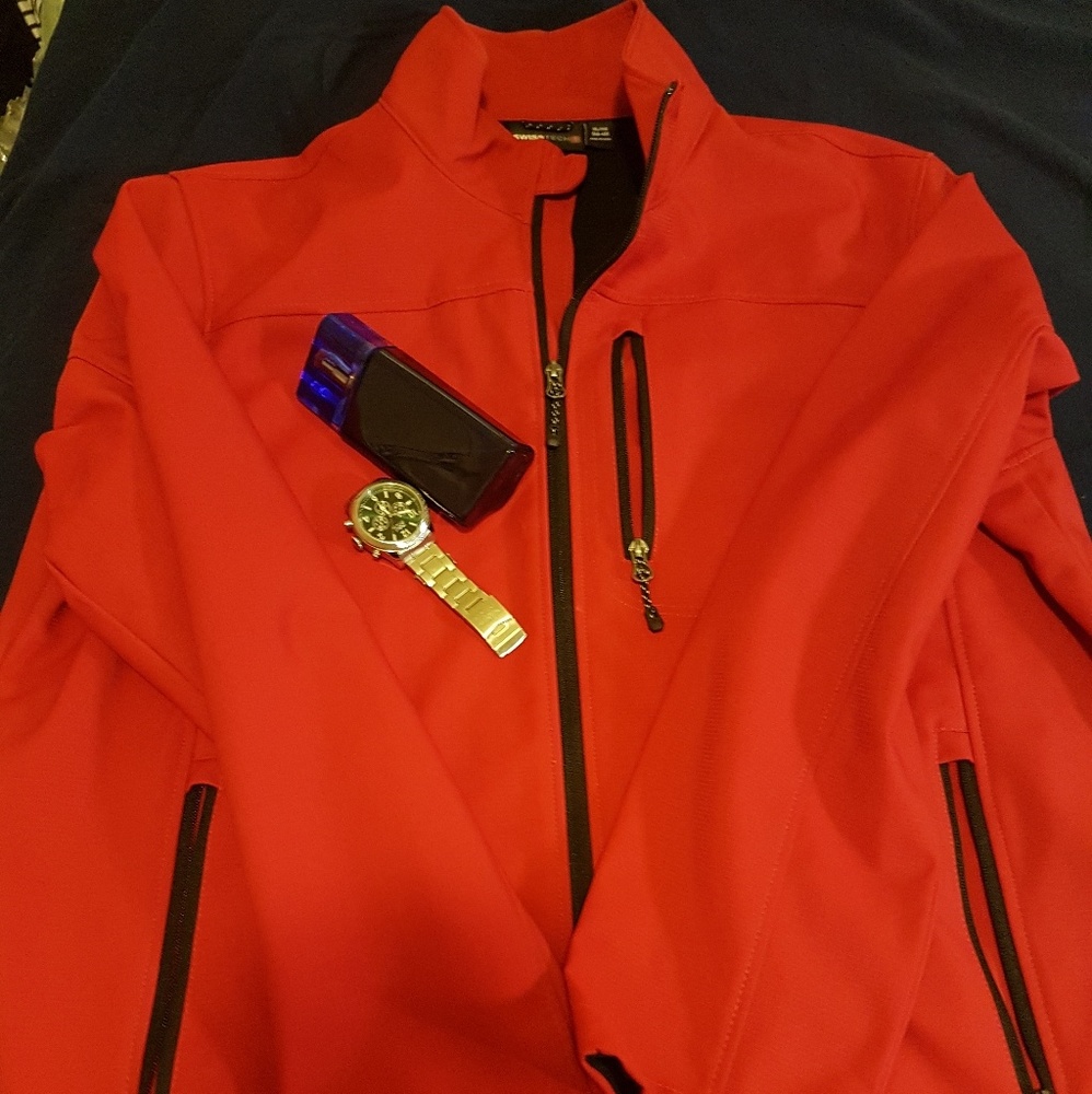 Casual red jacket